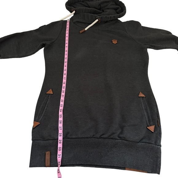 Naketano | Heathered Grey Hoodie Size XL - Picture 12 of 12